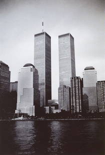 Adolfo DORING (born 1961): Adolfo DORING (born 1961) 2 Twin Towers, 2007 Gelatin silver print, signed and dated lower right, inscribed “WtC 2001” lower left Edition 2 of 6 40 x 29.9 in. - 101.5 x 76 cm.