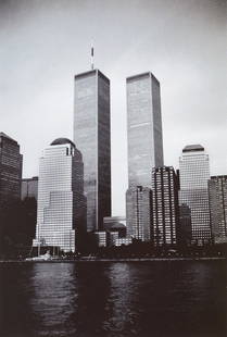 Adolfo Doring (born 1961): Adolfo Doring (born 1961) Twin Towers, 2007 Gelatin silver print Signed and dated lower right; inscribed “WtC 2001” lower left Edition 2 of 6 40 x 29.9 in. - 101.5 x 76 cm.