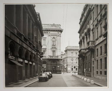 Via Giuseppe Verdi, Milano, 1992: Thomas STRUTH (German, born in 1954) Via Giuseppe Verdi, Milano, 1992Gelatin Silver PrintEdition of 1017.3 x 21.5 in. - 44 x 54.7 cm.