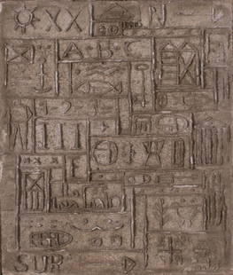 Untitled: Manuel PAILOS (Uruguayan, 1914-2004)UntitledConcrete moldSigned lower right19.2 x 16.5 in. - 49 x 42 cm