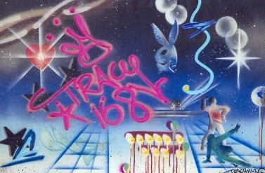 Michael TRACY, Tracy on Starfield, 1984: Michael TRACY (American, b. 1968)Tracy on Starfield, 1984signed “Tracy 168” lower right, inscription on the reverse24 x 36 in. — 60 x 91 cm.