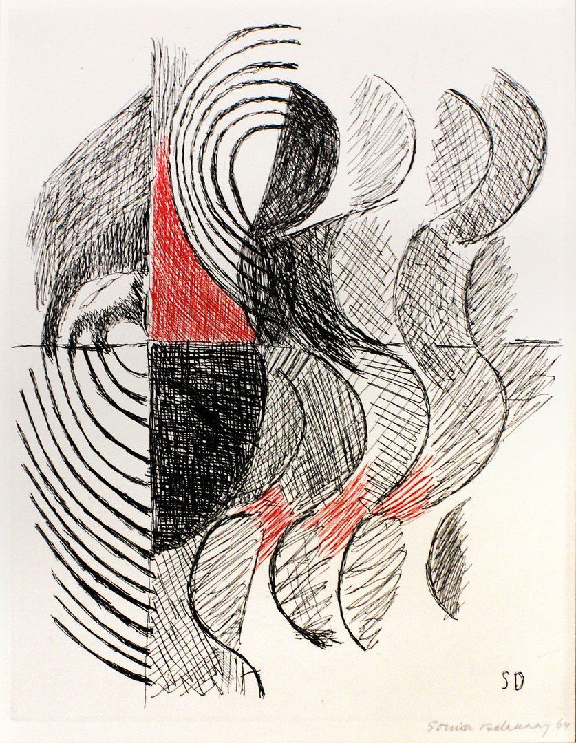 Sonia DELAUNAY (Ukrainian, 1885-1979) Untitled, 1964 (1 of 1)