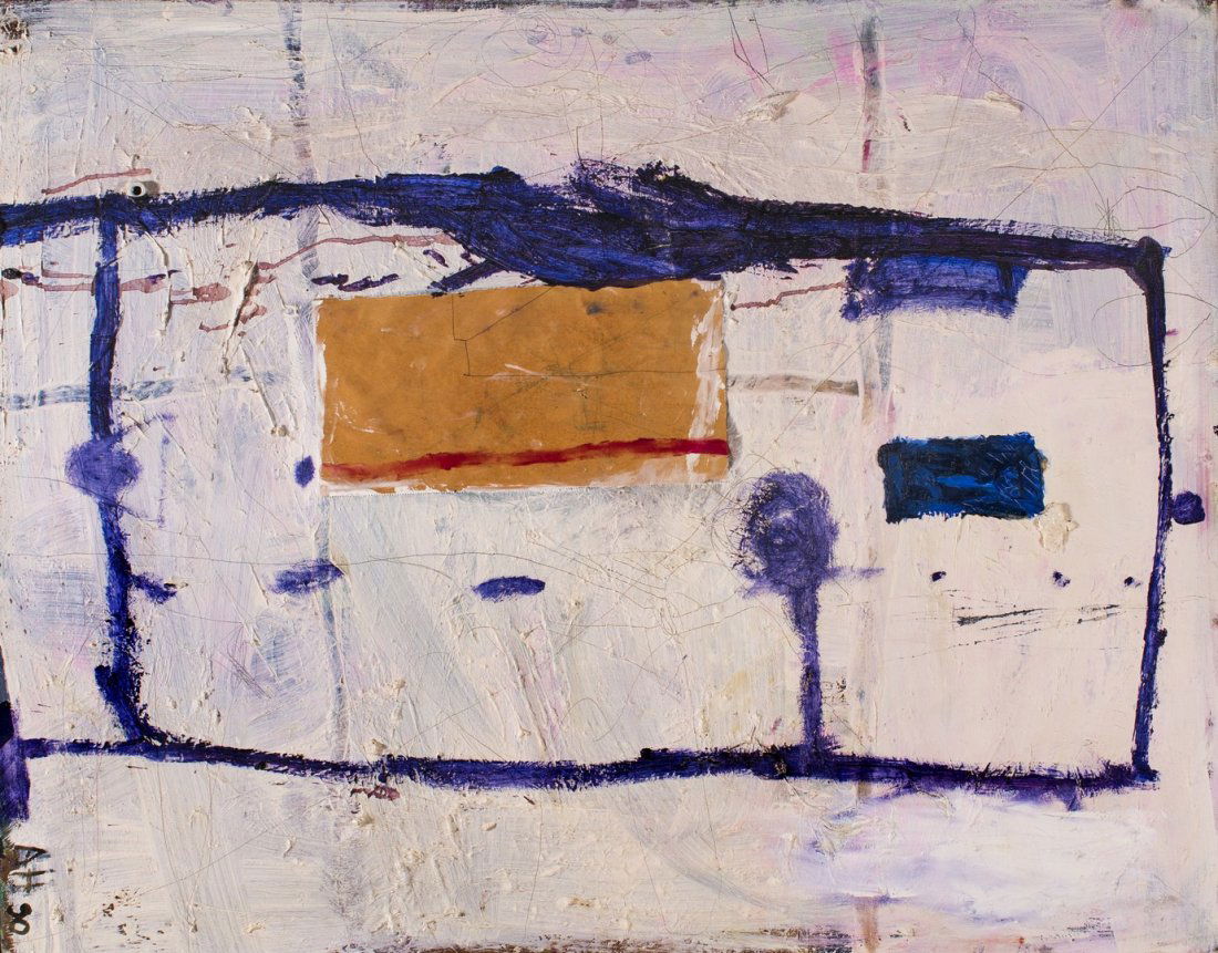 Anton HENNING (German, born 1964) Hot Drink in the: Anton HENNING (German, born 1964) Hot Drink in the Snow, 1990 Mixed media on canvas Signed and dated lower right 35.5x27.5in. - 90x70cm.