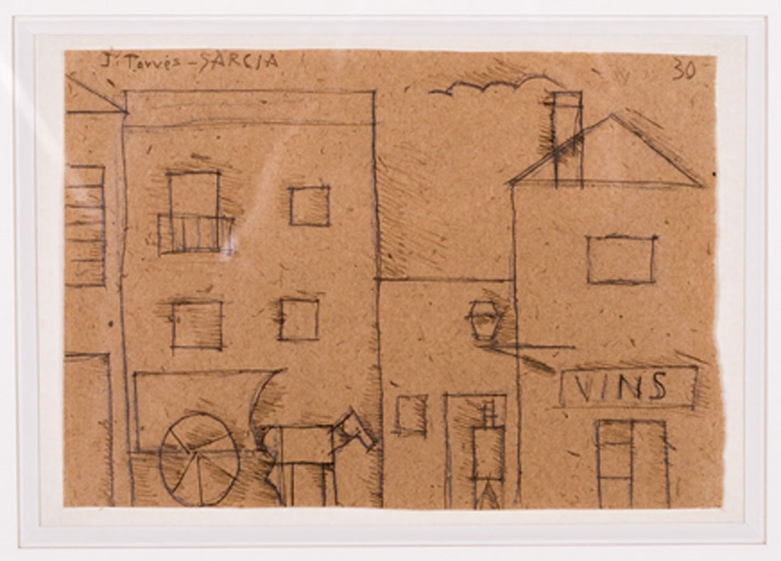 Joaquin TORRES-GARCIA (Uruguayan, 1874-1949) Vins,1930 (1 of 1)