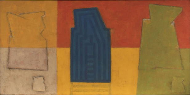 Alejandro CORUJEIRA (Argentine, born 1961): Alejandro CORUJEIRA (Argentine, born 1961) Lorazones,1996/1997 Acrylic on canvas Signed, titled and dated on the reverse 23.5 x 47.25 in. - 60 x 120 cm.