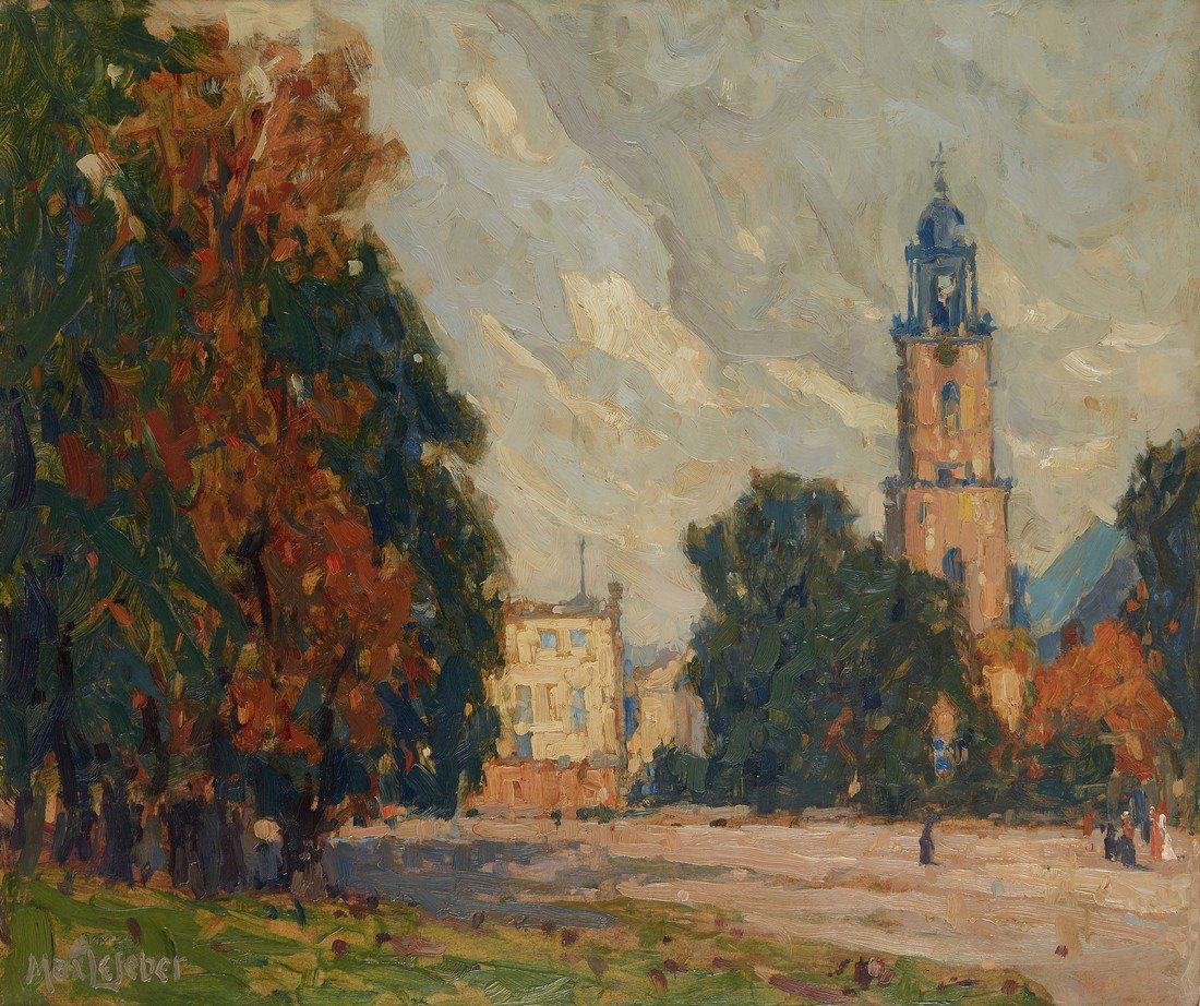 Max WEBER (American, 1881 - 1961): Loisellier, la cité d’Hauteville, Paris 10 Oil on cardboard Signed lower left and titled on the reverse 22.83 x 27.5 in. - 58 x 70 cm. Provenance: Private Collection, Europe