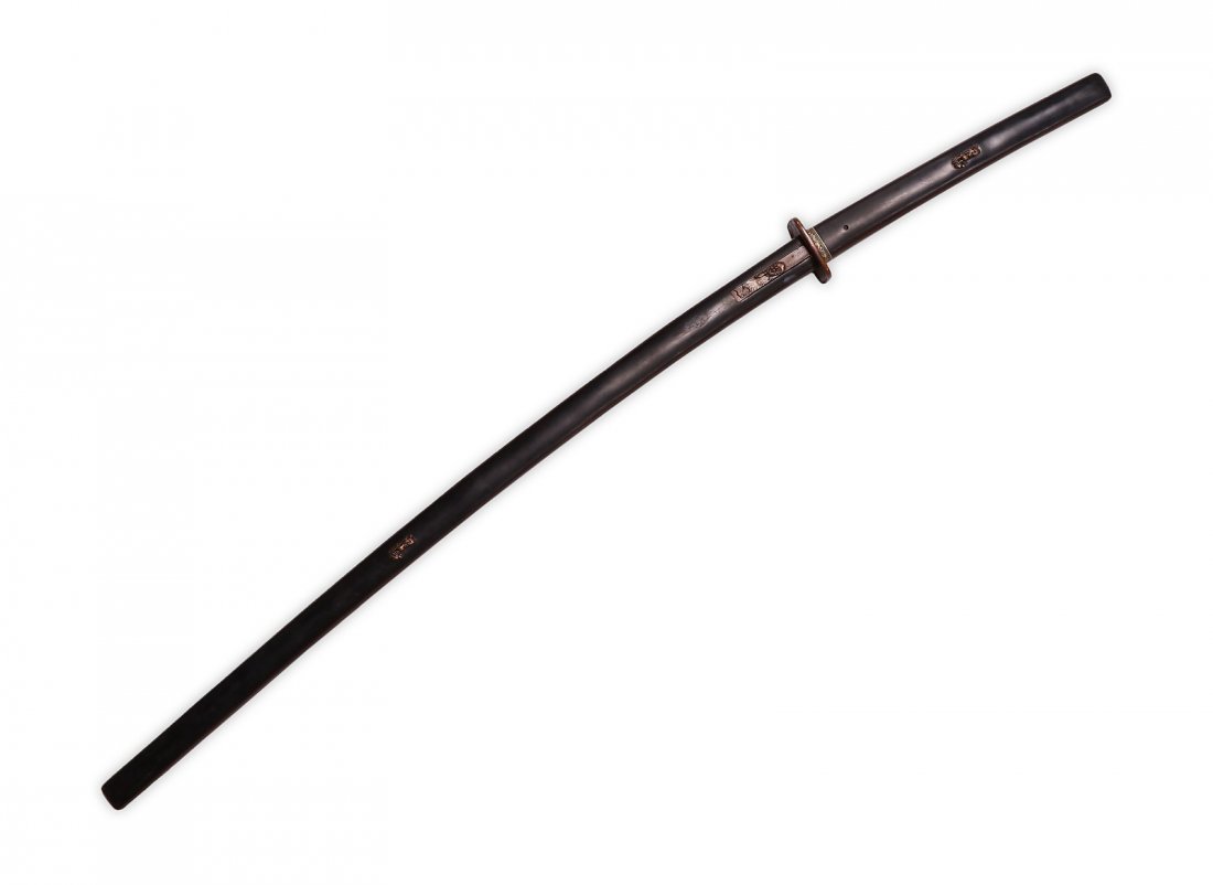 A JAPANESE ANTIQUE SAMURAI KATANA SWORD WITH SCABBARD (1 of 10)
