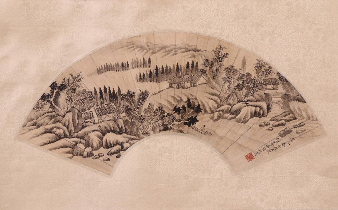 A CHINESE UNMOUNTED PAPER PAINTING BY WU, HUFAN (1 of 5)