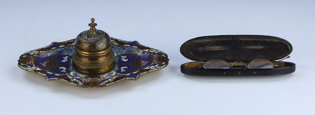 TWO (2) EUROPEAN MIXED CLOISONNE & LACQUER ITEMS (1 of 3)