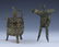 TWO (2) CHINESE ANTIQUE MIXED BRONZE ITEMS