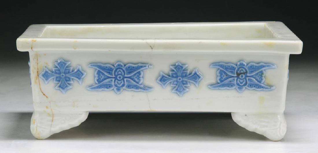 A Chinese Celadon Glazed Square Bowl (1 of 3)