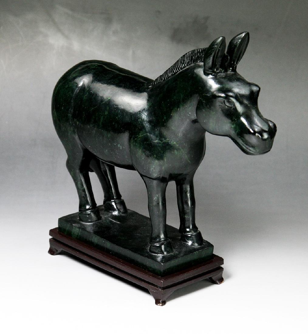 A Massive Chinese Jade/Stone Donkey (1 of 2)