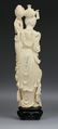 229: Chinese Carved Ivory Statue: Beauty - 3