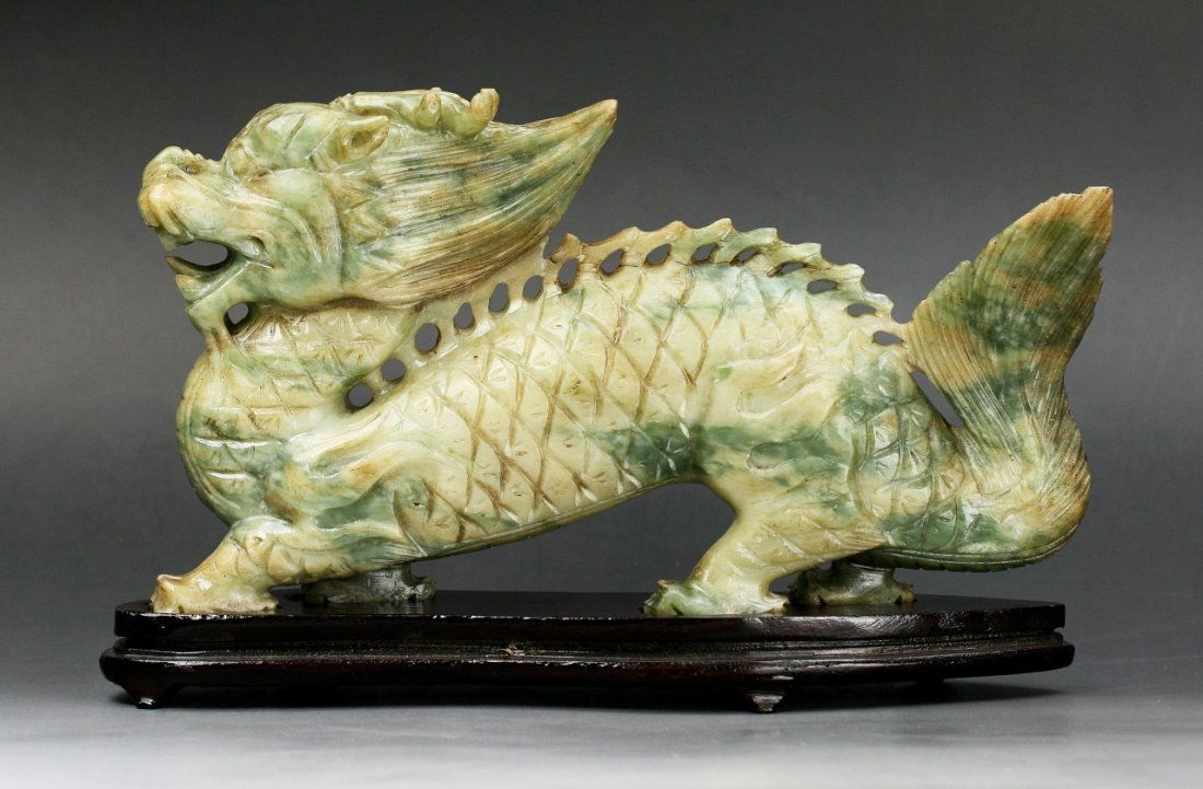 A Chinese Carved Jade/Stone Dragon May 25, 2013 Elegance Gallery