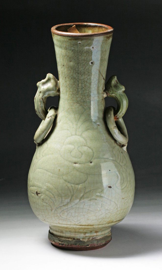 A Rare Ming Dynasty Longquan Porcelain Vase