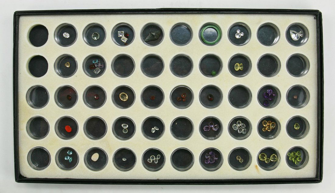 Group Of Seventy (70) Spinel & Quartz Cabochons: Group Of Around Seventy (70) Spinel & Quartz Cabochons; Size: