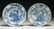 Pair Chinese Antique Blue & White Porcelain Bowls