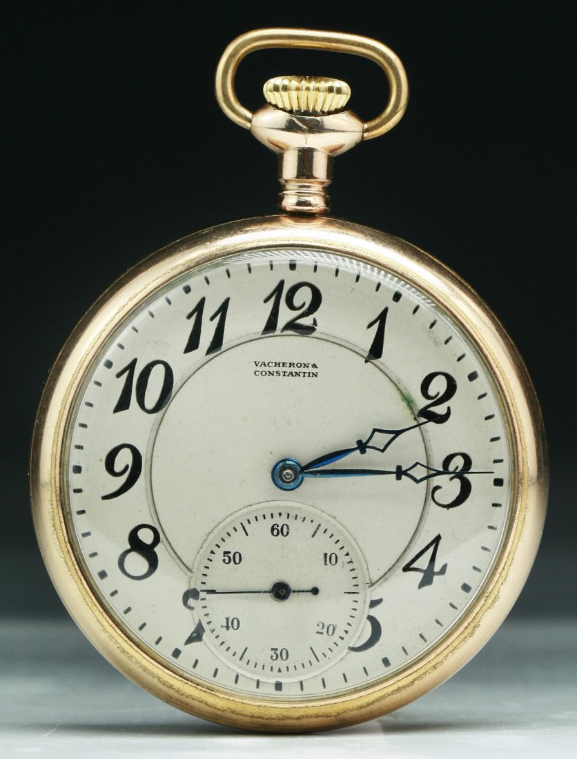 Vacheron & Constantin Gold Filled Pocket Watch: 江 詩 丹 頓 玫 瑰 金 懷 錶 Vacheron & Constantin Gold Filled Pocket Watch: Manufactured for Henry J Howe, and the case is Devon gold filled, in go