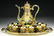 Rare Ten (10) Pieces Chinese Enameled Gilt On Silver &