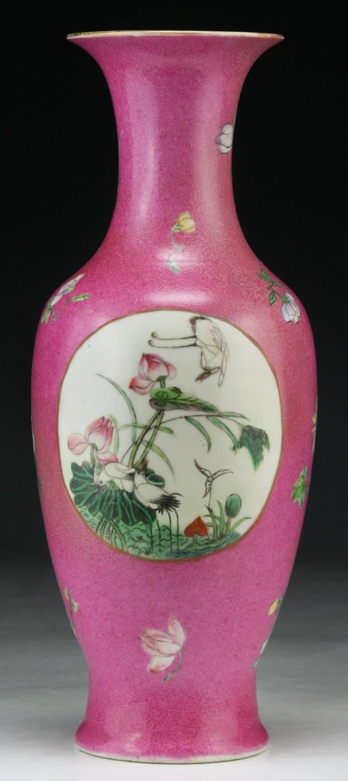 A Fine Chinese Antique Rouge Red Glazed Porcelain Vase (1 of 5)