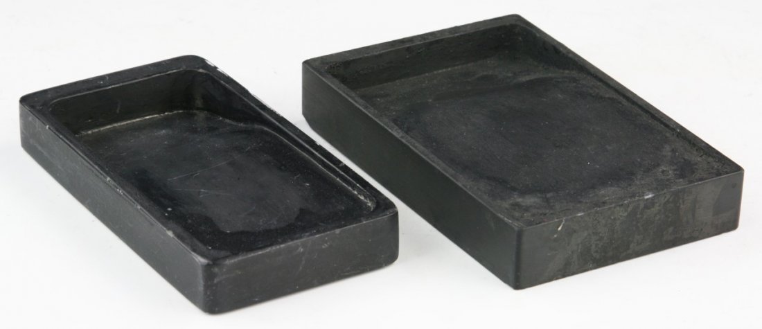 Two (2) Chinese Antique Rectangular Ink Stones (1 of 3)
