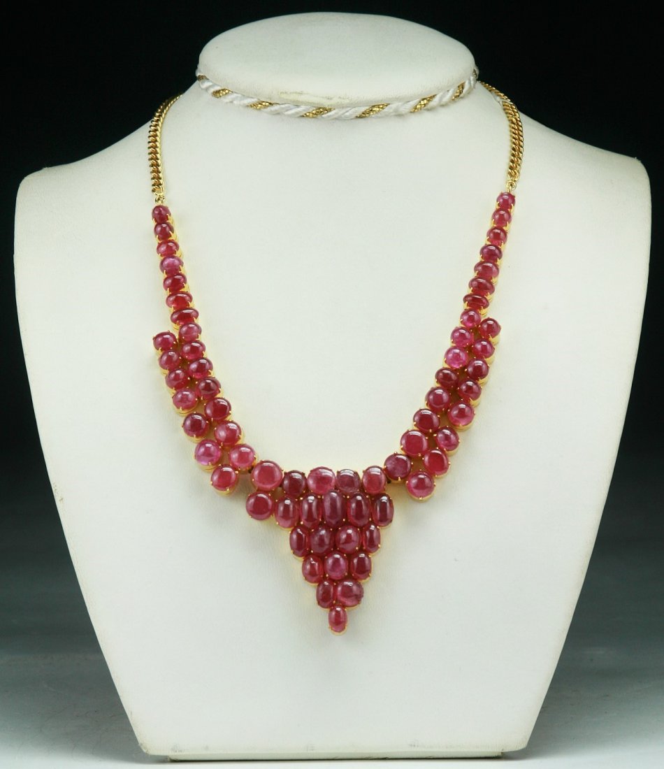 A Natural Ruby Necklace (1 of 3)