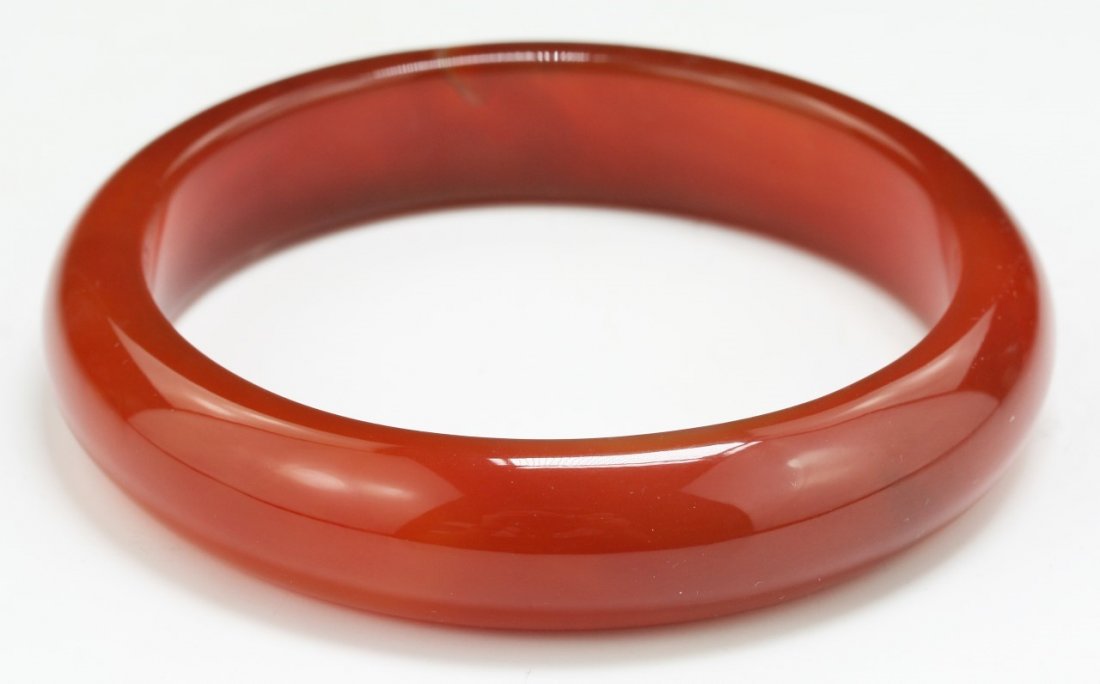 A Jade or Agate Bangle (1 of 3)