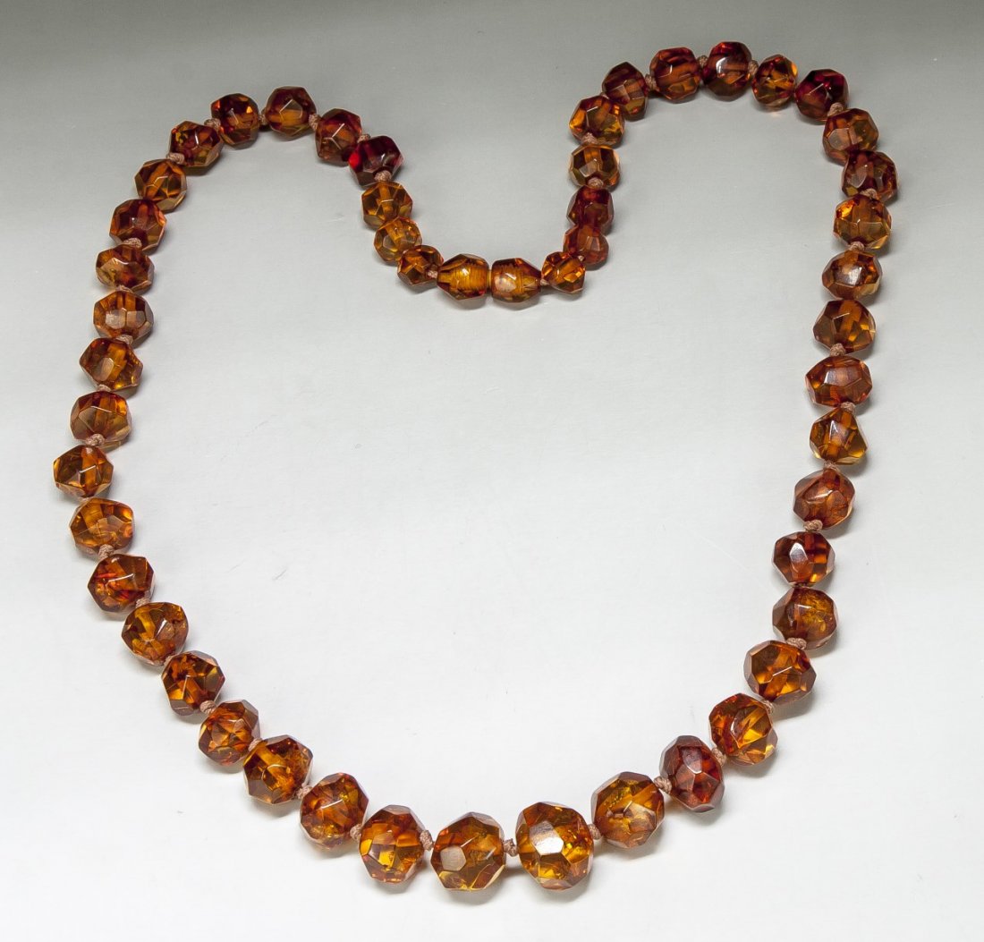 An Amber Beaded Necklace (1 of 1)