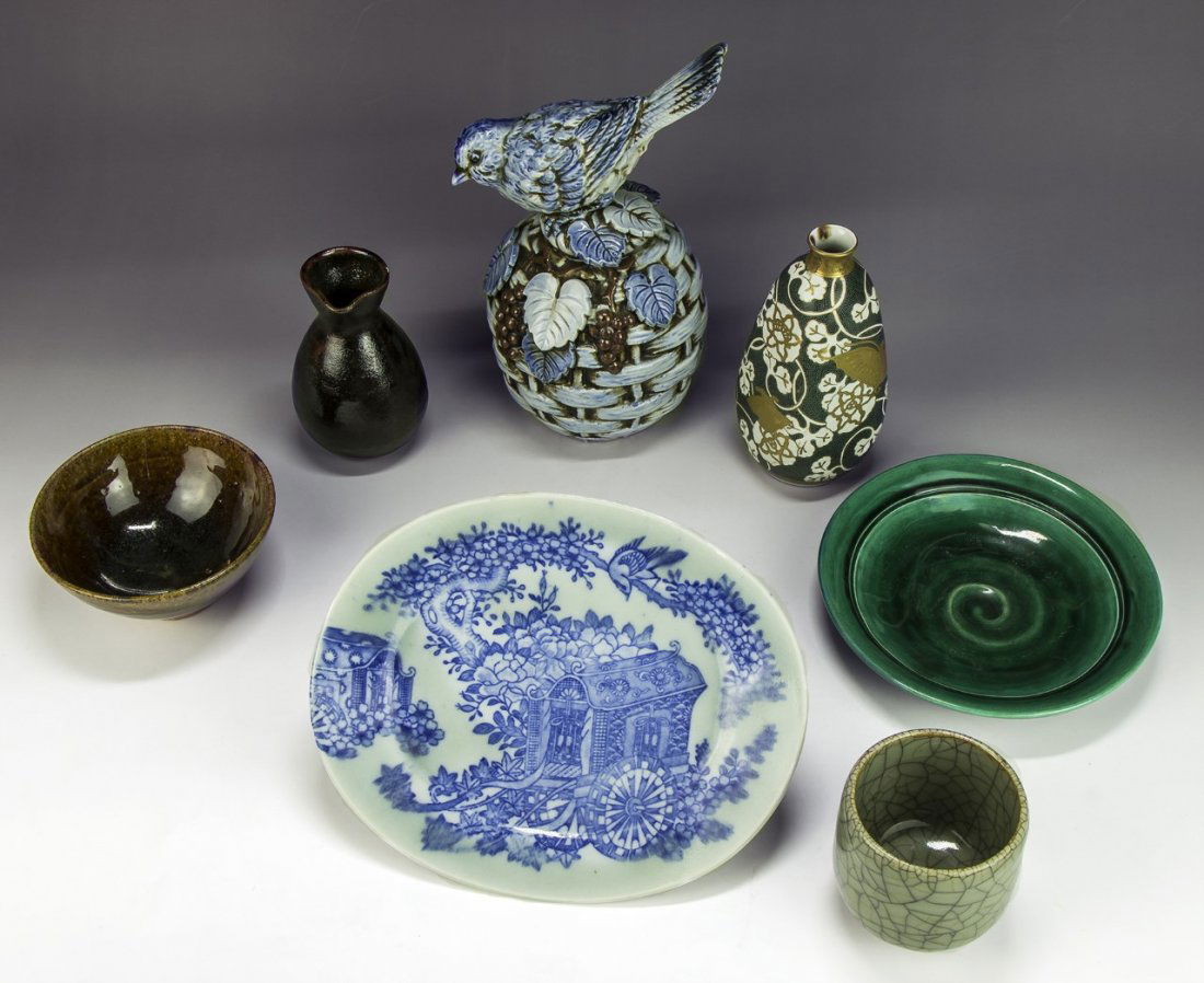 Seven (7) Japanese Porcelain Items (1 of 3)