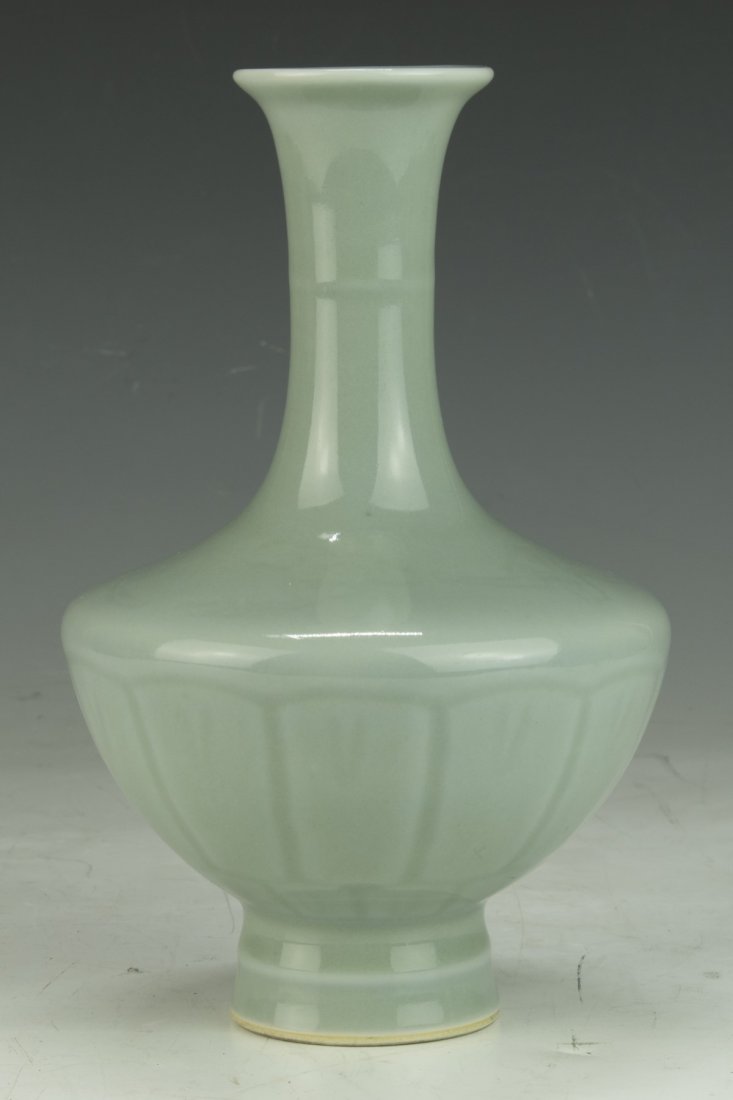 A Chinese Celadon Glazed Porcelain Vase (1 of 3)