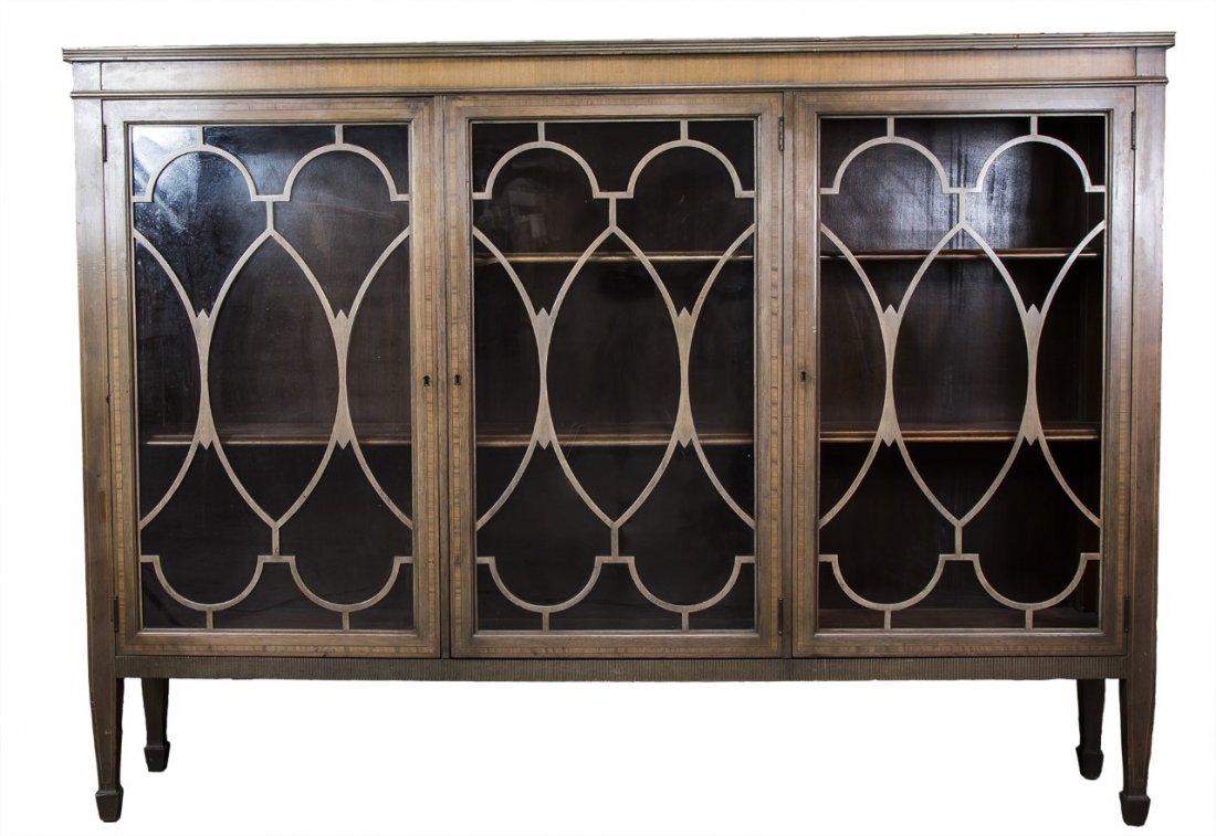 A Vintage Wood Carved Display Cabinet (1 of 1)