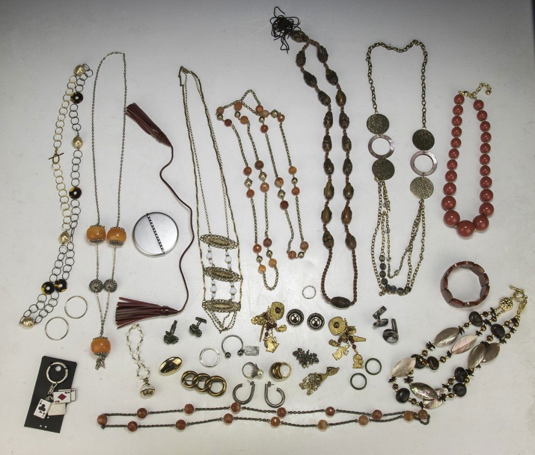 Group of Mixed Metal & Stone Jewelry Items (1 of 1)