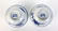 Pair Chinese Blue & White Porcelain Tea Bowls - 2