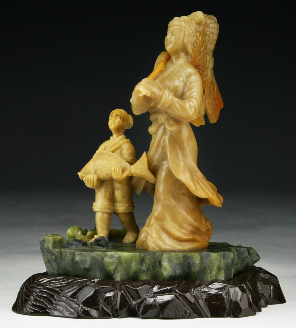 A Chinese Antique Soapstone Carving (1 of 3)