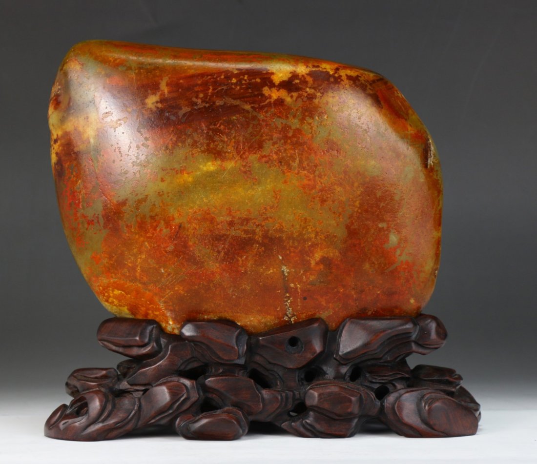 A Big Raw HETIAN Nephrite Jade Boulder (1 of 3)