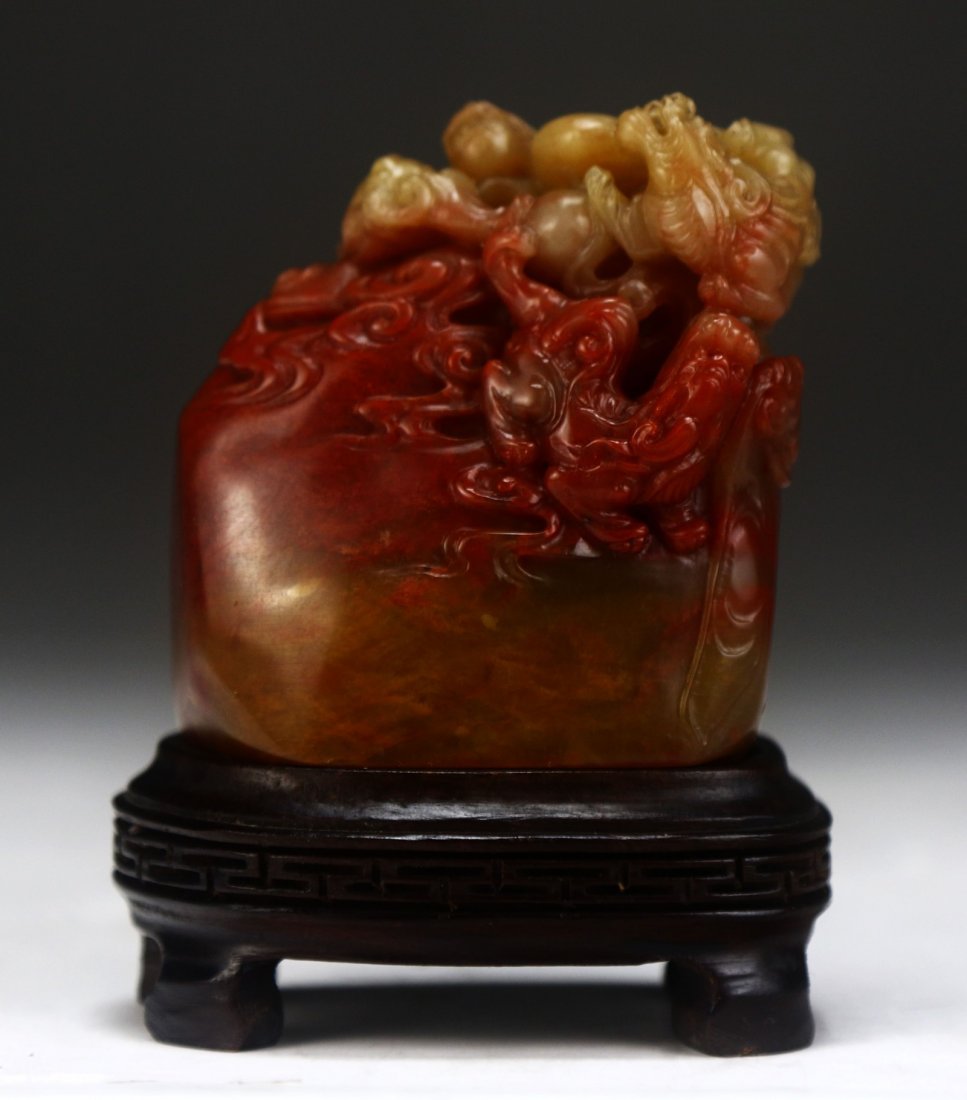 A Chinese Soapstone Carved Seal (1 of 3)