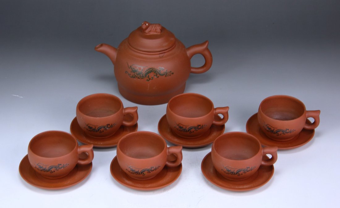 Set Of Fourteen (14) Yixing Zisha Teapot (1 of 6)