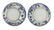 Pair Big Chinese Blue & White Porcelain Bowls - 3
