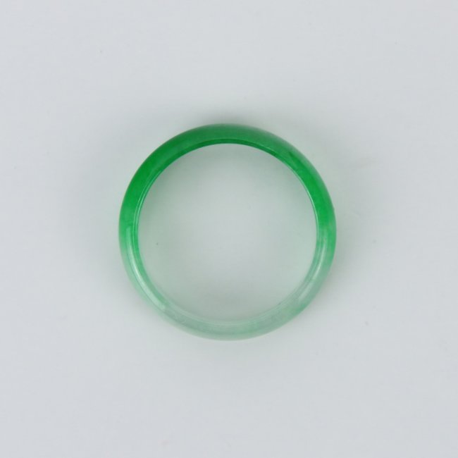 A Natural Green Jadeite Bangle With AIGL Certificate (1 of 4)