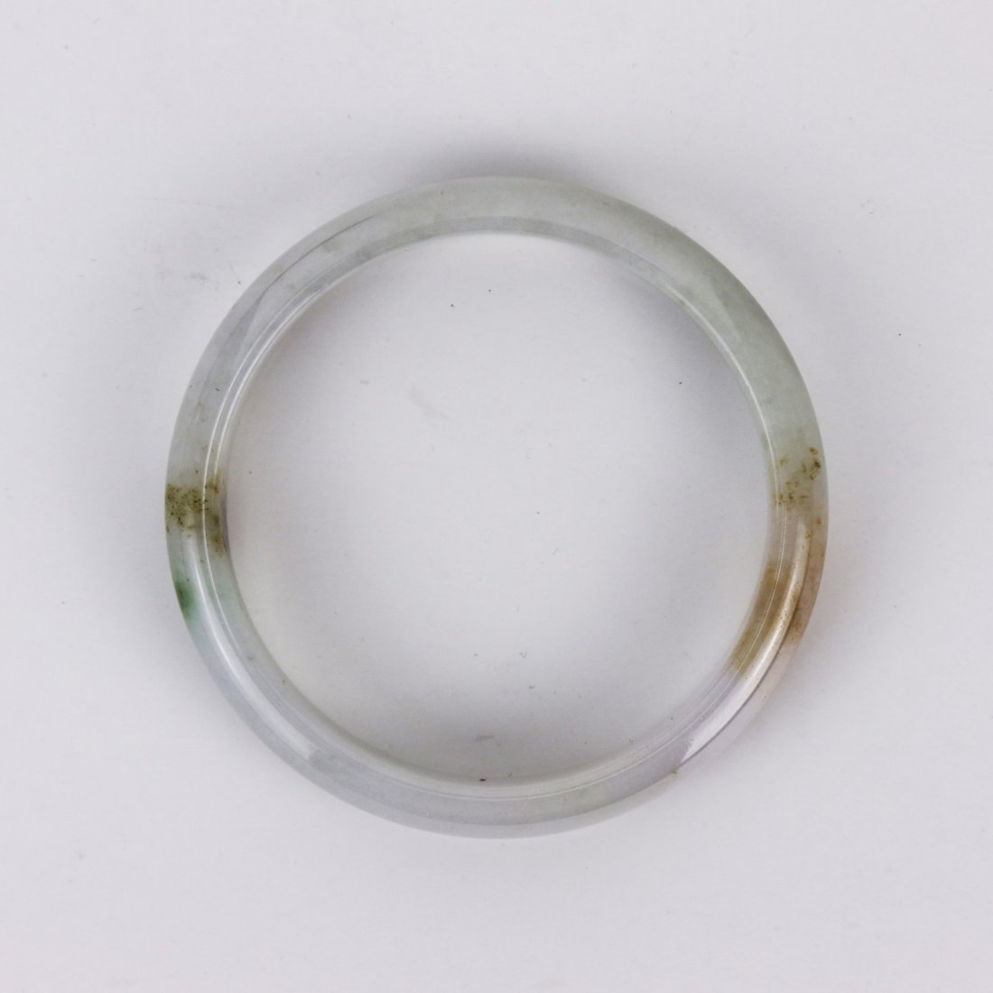 A Grey Green Jadeite Bangle With AIGL Certificate (1 of 2)