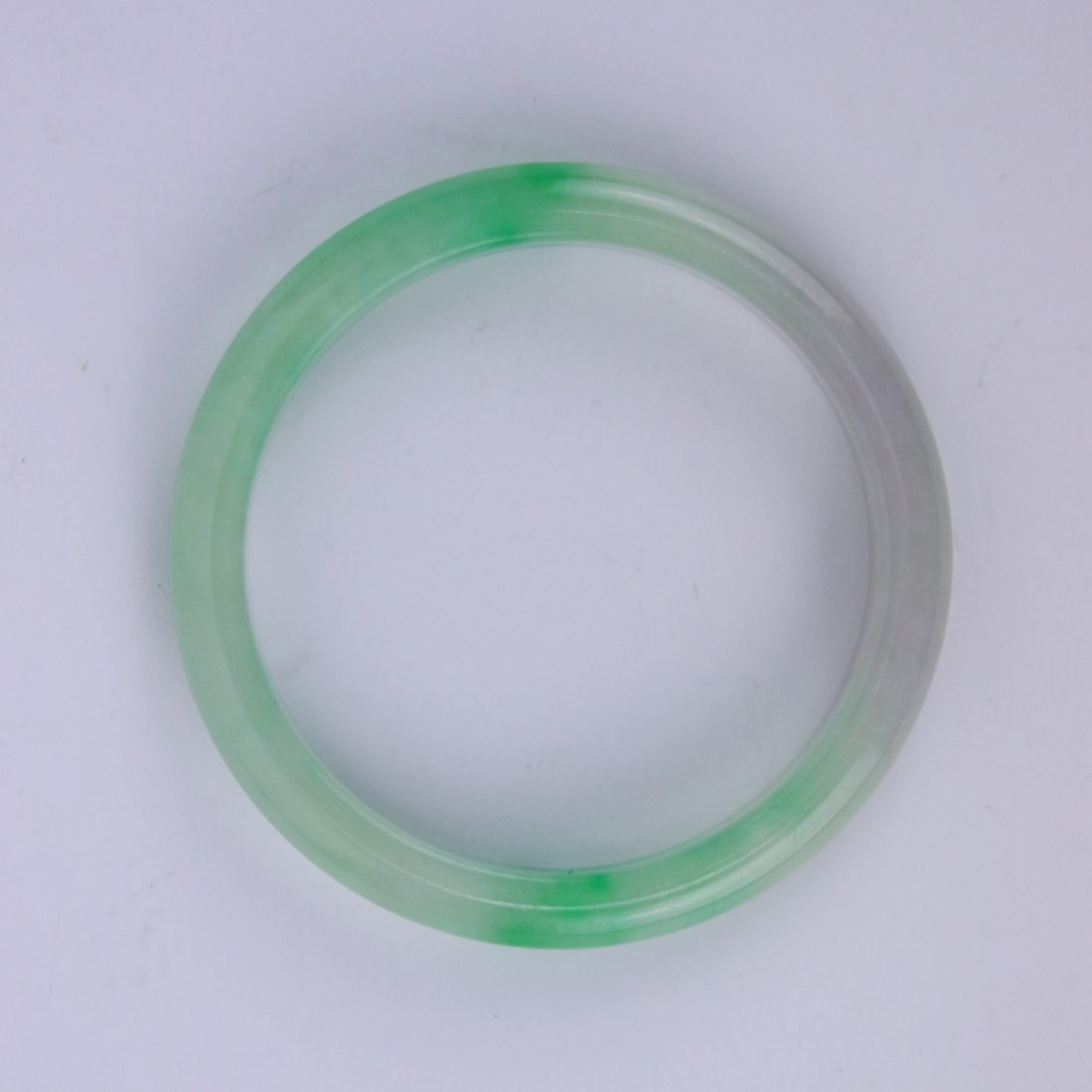 A Natural Green Jadeite Bangle With MGI Certificate (1 of 2)