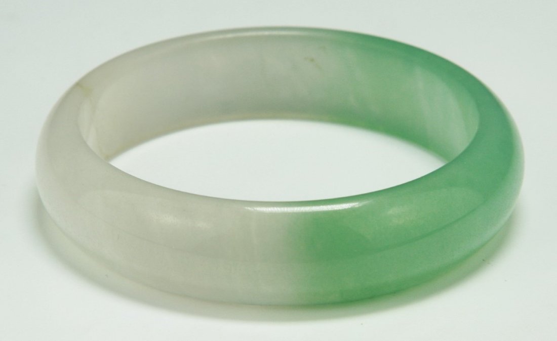 A Highly Translucent Jadeite Bangle (1 of 3)