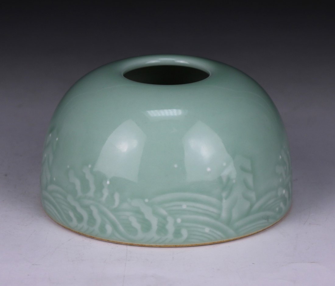 A Chinese Antique Celadon Glazed Water Dropper (1 of 5)