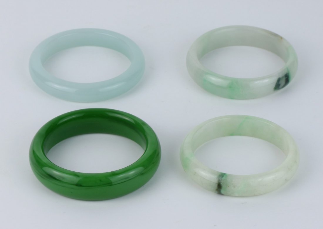 Four (4) Jadeite Bangle (1 of 2)
