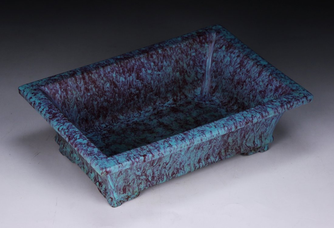 A Rare Chinese Antique JUN Ware Porcelain Platter (1 of 7)