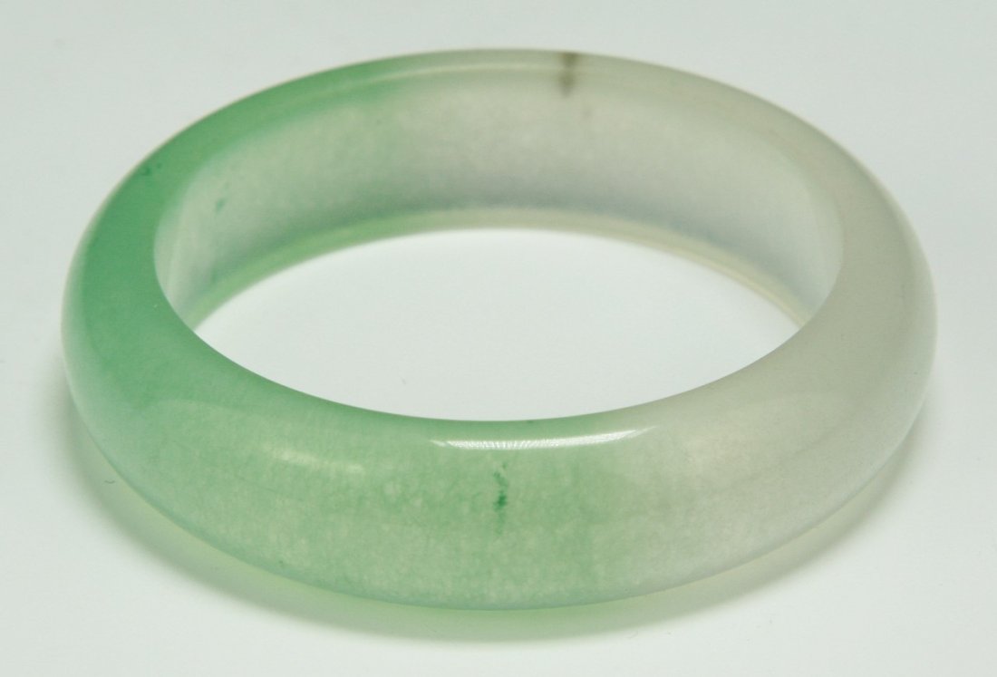 A Highly Translucent Jadeite Bangle (1 of 3)