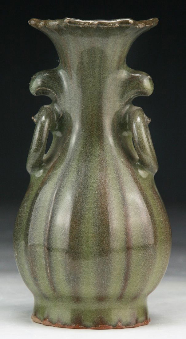 A Chinese Antique Celadon Glazed Porcelain Vase (1 of 4)