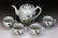 Five (5) Chinese Famille Rose Porcelain Teapot & Cup