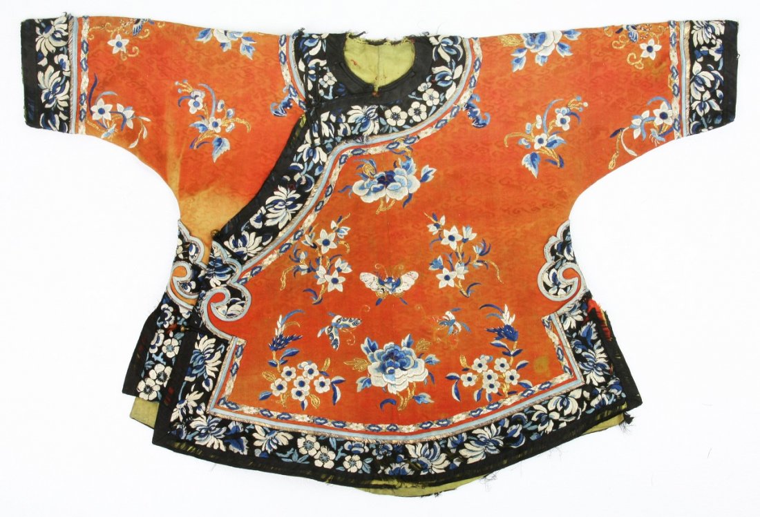 A Chinese Antique Silk Robe (1 of 4)