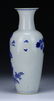 A Chinese Antique Blue & White Porcelain Vase - 2